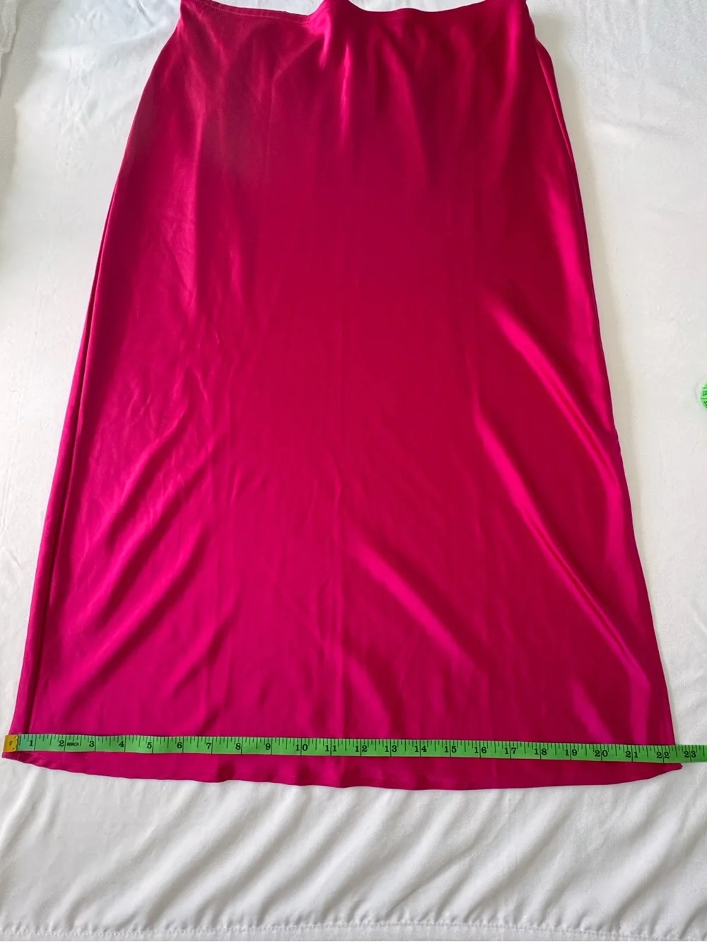 Old Navy Hot Pink Maxi Slip Skirt Size Large Petite NWT